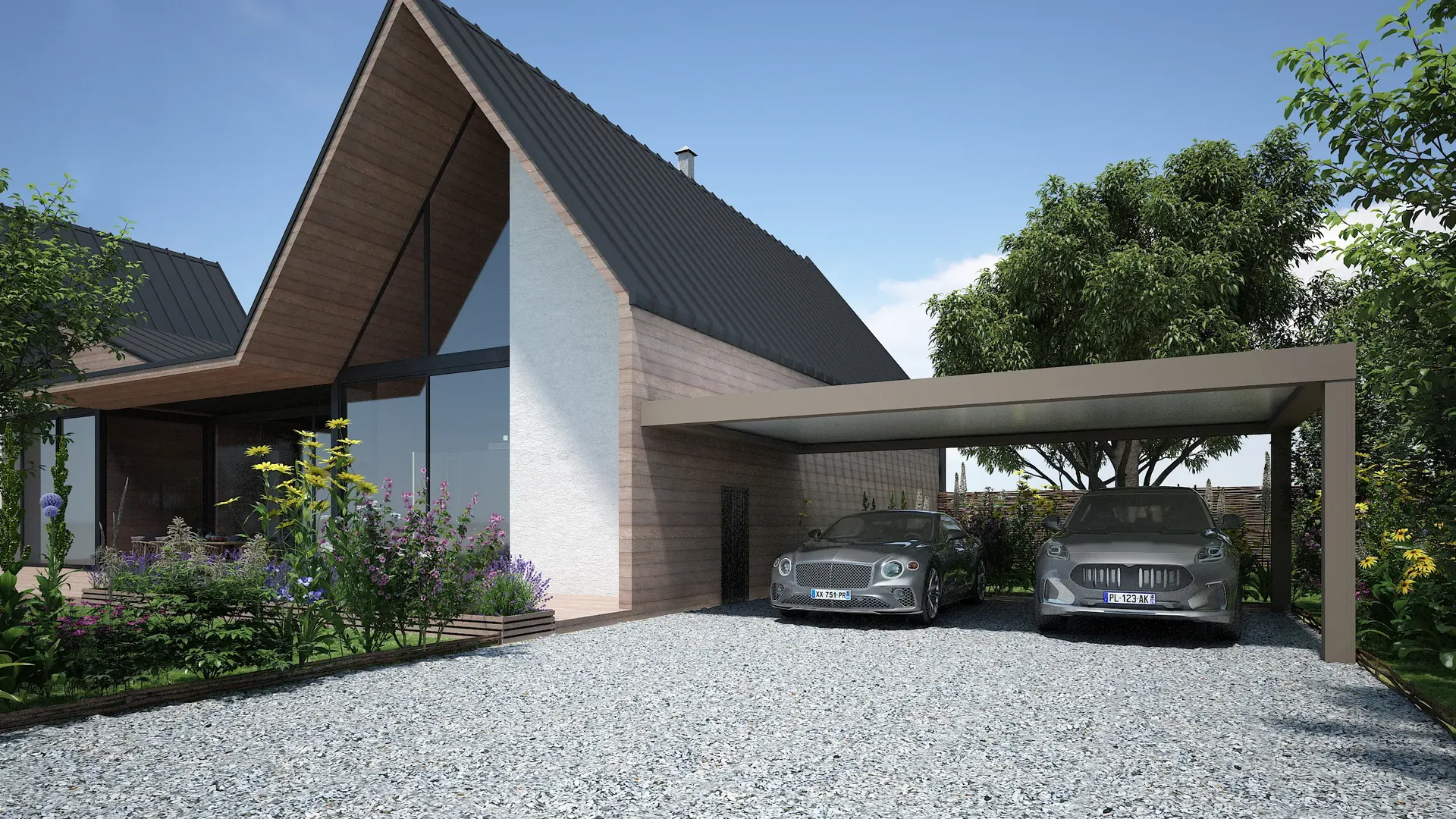 Carports Conor & Trèvor – vue détail